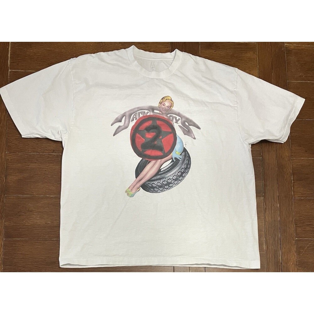 Travis Scott Cactus Jack JackBoys 2 C1 Tee Mens Size 2XL White NWOT